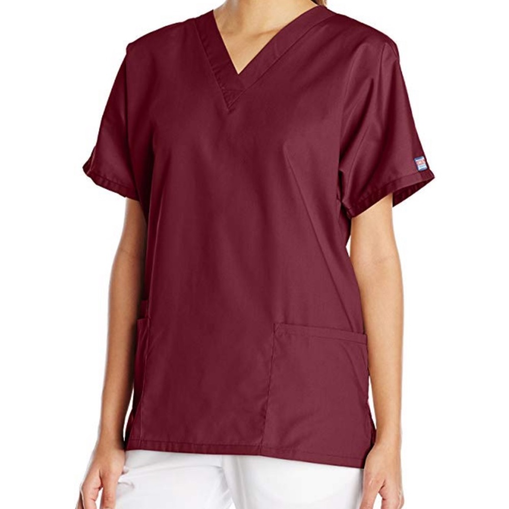 cherokee vneck scrub top